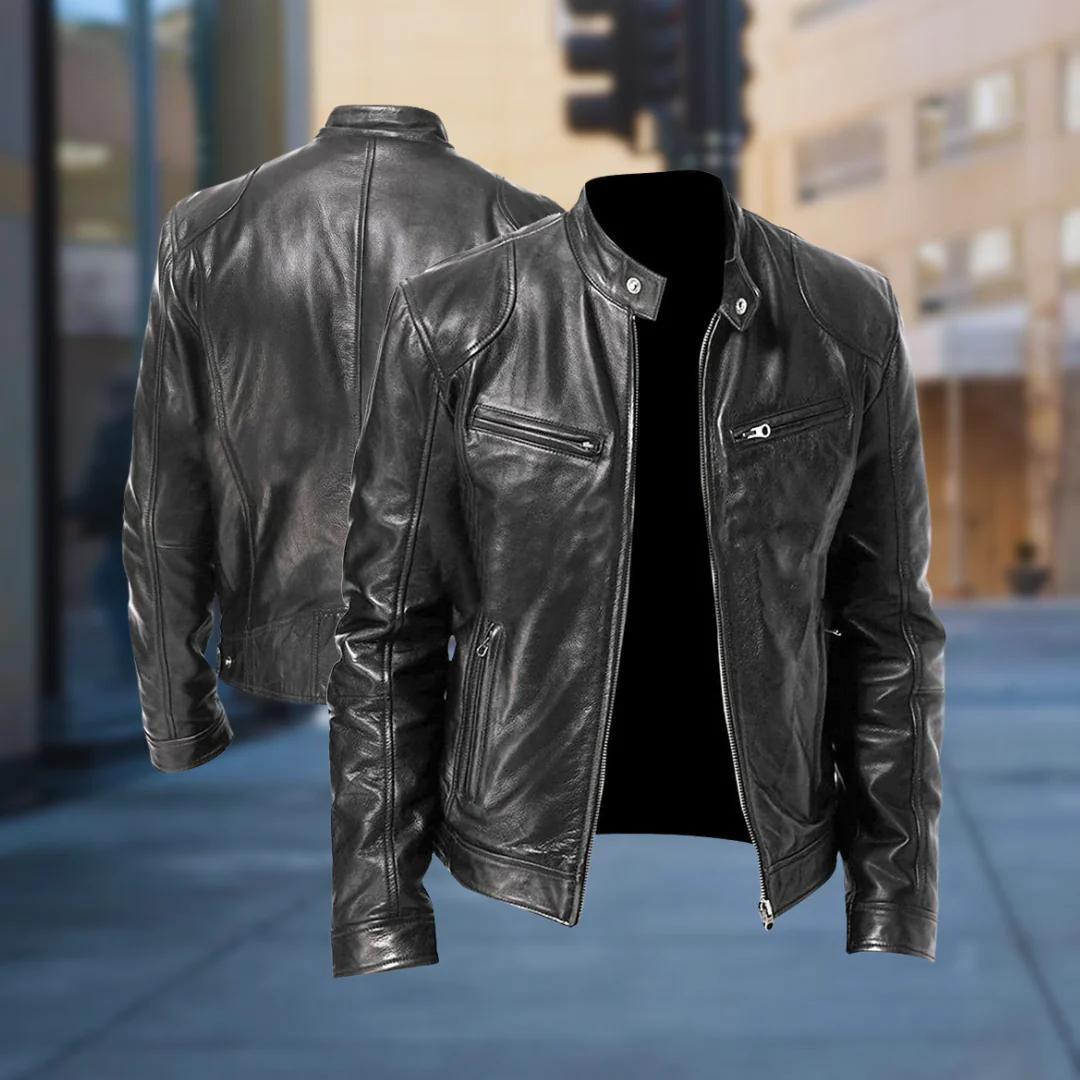 Calvin | Men's Leather Jacket