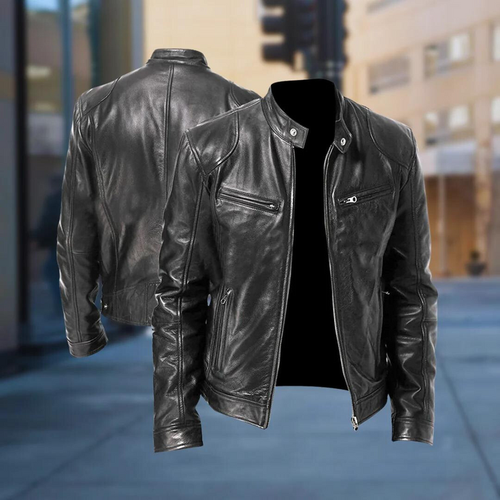 Calvin | Men's Leather Jacket