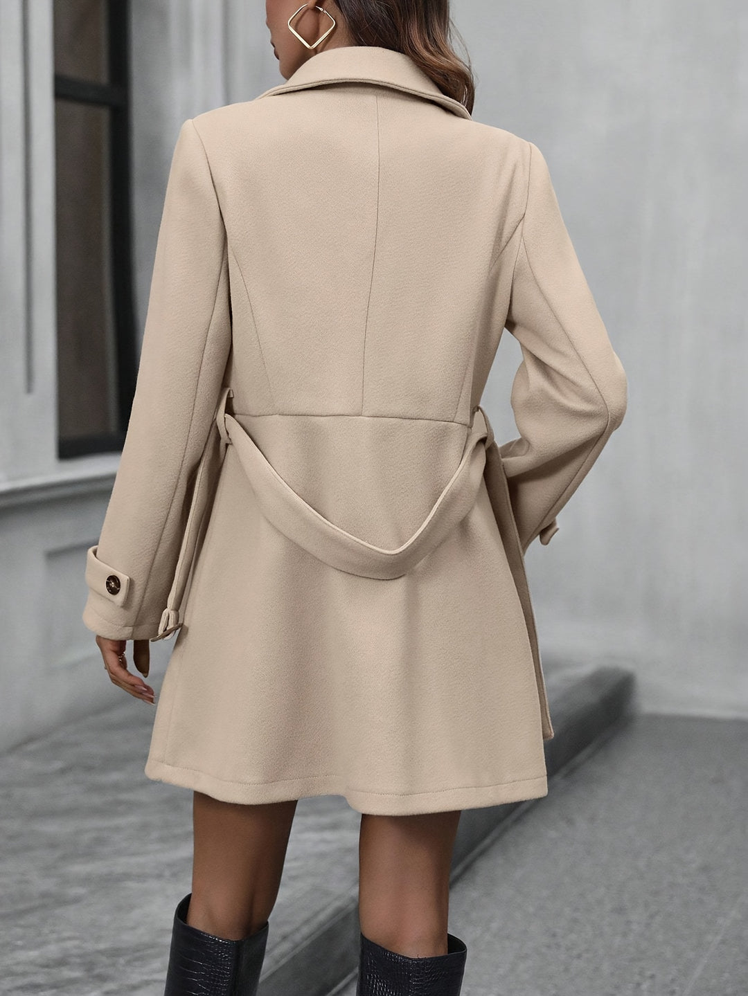 Ellie Double-Breasted Trench Coat