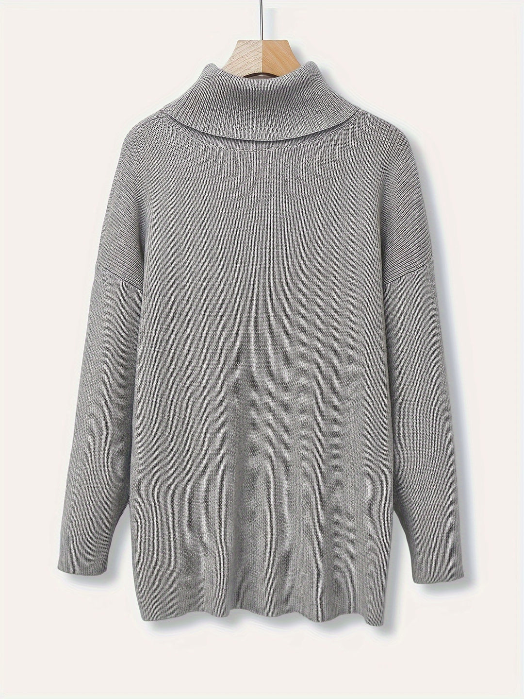 CozyCurve Turtleneck Sweater