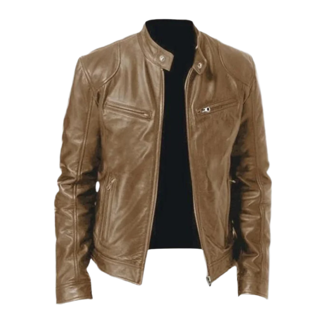 Calvin | Men's Leather Jacket